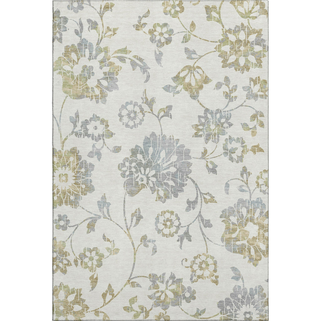 Piper Looms Mayfield Floral AMF856 Ivory Machine Washable Area Rug main image