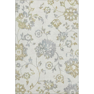Piper Looms Mayfield Floral AMF856 Ivory Machine Washable Area Rug main image