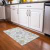 Piper Looms Mayfield Floral AMF856 Ivory Machine Washable Area Rug Scatter Lifestyle Image Feature