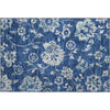 Piper Looms Mayfield Floral AMF856 Navy Machine Washable Area Rug Scatter Main Image