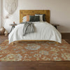 Piper Looms Mayfield Floral AMF856 Paprika Machine Washable Area Rug Lifestyle Image Feature