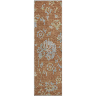 Piper Looms Mayfield Floral AMF856 Paprika Machine Washable Area Rug Runner Main Image