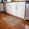 Piper Looms Mayfield Floral AMF856 Paprika Machine Washable Area Rug Scatter Lifestyle Image Feature