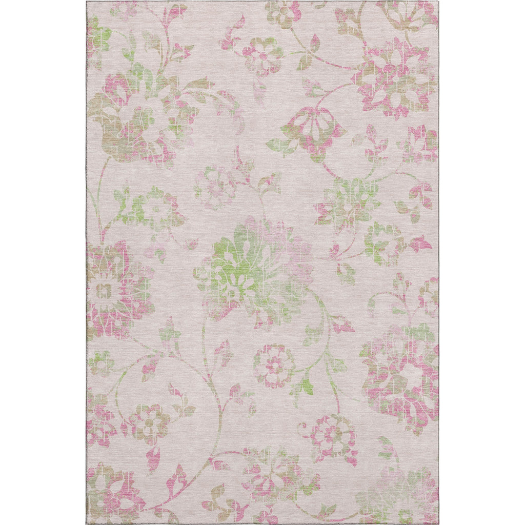 Piper Looms Mayfield Floral AMF856 Pink Machine Washable Area Rug main image