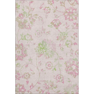 Piper Looms Mayfield Floral AMF856 Pink Machine Washable Area Rug main image
