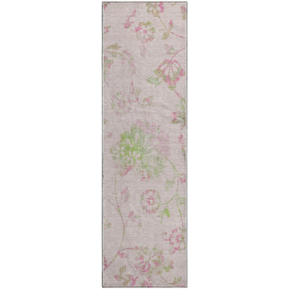 Piper Looms Mayfield Floral AMF856 Pink Machine Washable Area Rug Runner Main Image