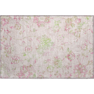 Piper Looms Mayfield Floral AMF856 Pink Machine Washable Area Rug Scatter Main Image