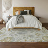 Piper Looms Mayfield Floral AMF856 Silver Machine Washable Area Rug Lifestyle Image Feature