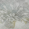 Piper Looms Mayfield Floral AMF856 Silver Machine Washable Area Rug Swatch Image