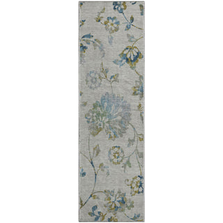 Piper Looms Mayfield Floral AMF856 Taupe Machine Washable Area Rug Runner Main Image
