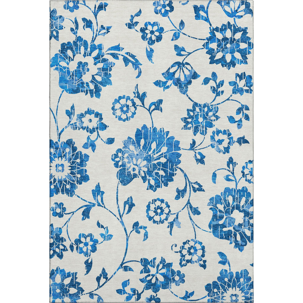 Piper Looms Mayfield Floral AMF856 White Machine Washable Area Rug main image