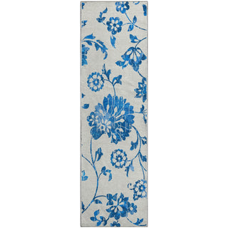 Piper Looms Mayfield Floral AMF856 White Machine Washable Area Rug Runner Main Image