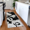 Piper Looms Mayfield Floral AMF857 Black Machine Washable Area Rug Runner Lifestyle Image Feature
