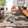 Piper Looms Mayfield Floral AMF857 Brown Machine Washable Area Rug Lifestyle Image Feature