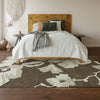 Piper Looms Mayfield Floral AMF857 Brown Machine Washable Area Rug Lifestyle Image Feature