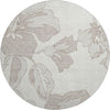 Piper Looms Mayfield Floral AMF857 Ivory Machine Washable Area Rug Round Main Image