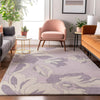 Piper Looms Mayfield Floral AMF857 Lavender Machine Washable Area Rug Lifestyle Image Feature
