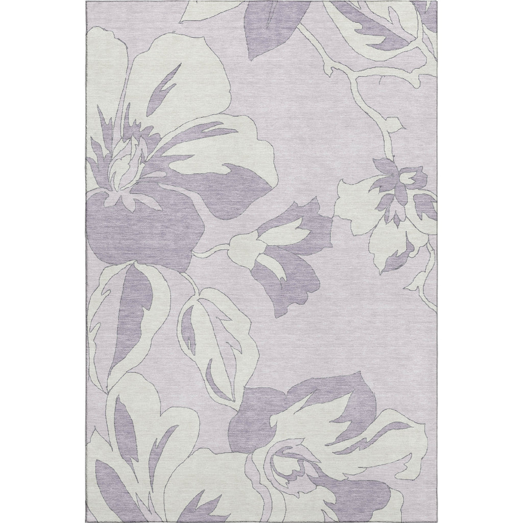 Piper Looms Mayfield Floral AMF857 Lavender Machine Washable Area Rug main image