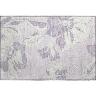 Piper Looms Mayfield Floral AMF857 Lavender Machine Washable Area Rug Scatter Main Image
