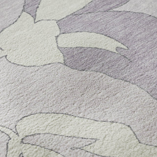 Piper Looms Mayfield Floral AMF857 Lavender Machine Washable Area Rug Swatch Image