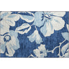 Piper Looms Mayfield Floral AMF857 Navy Machine Washable Area Rug Scatter Main Image