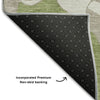 Piper Looms Mayfield Floral AMF857 Olive Machine Washable Area Rug Backing Image