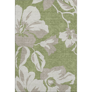 Piper Looms Mayfield Floral AMF857 Olive Machine Washable Area Rug main image
