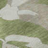 Piper Looms Mayfield Floral AMF857 Olive Machine Washable Area Rug Swatch Image