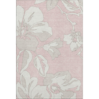 Piper Looms Mayfield Floral AMF857 Pink Machine Washable Area Rug main image
