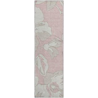 Piper Looms Mayfield Floral AMF857 Pink Machine Washable Area Rug Runner Main Image