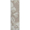 Piper Looms Mayfield Floral AMF857 Taupe Machine Washable Area Rug Runner Main Image