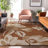 Piper Looms Mayfield Floral AMF857 Terracotta Machine Washable Area Rug Lifestyle Image Feature