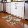Piper Looms Mayfield Floral AMF857 Terracotta Machine Washable Area Rug Scatter Lifestyle Image Feature