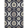 Piper Looms Mayfield Medallions AMF858 Black Machine Washable Area Rug main image