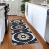 Piper Looms Mayfield Medallions AMF858 Black Machine Washable Area Rug Runner Lifestyle Image Feature