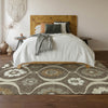 Piper Looms Mayfield Medallions AMF858 Brown Machine Washable Area Rug Lifestyle Image Feature