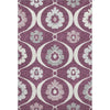 Piper Looms Mayfield Medallions AMF858 Eggplant Machine Washable Area Rug main image