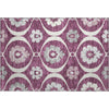 Piper Looms Mayfield Medallions AMF858 Eggplant Machine Washable Area Rug Scatter Main Image
