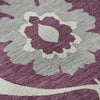 Piper Looms Mayfield Medallions AMF858 Eggplant Machine Washable Area Rug Swatch Image