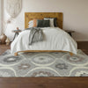Piper Looms Mayfield Medallions AMF858 Gray Machine Washable Area Rug Lifestyle Image Feature