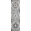Piper Looms Mayfield Medallions AMF858 Gray Machine Washable Area Rug Runner Main Image