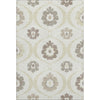 Piper Looms Mayfield Medallions AMF858 Ivory Machine Washable Area Rug main image