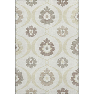Piper Looms Mayfield Medallions AMF858 Ivory Machine Washable Area Rug main image