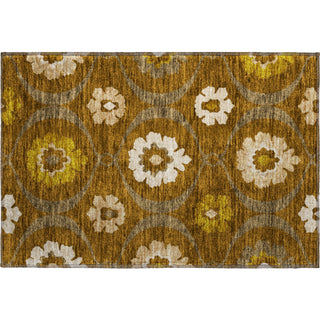Piper Looms Mayfield Medallions AMF858 Mocha Machine Washable Area Rug Scatter Main Image