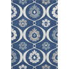 Piper Looms Mayfield Medallions AMF858 Navy Machine Washable Area Rug main image