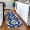 Piper Looms Mayfield Medallions AMF858 Navy Machine Washable Area Rug Runner Lifestyle Image Feature