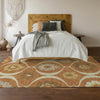 Piper Looms Mayfield Medallions AMF858 Paprika Machine Washable Area Rug Lifestyle Image Feature