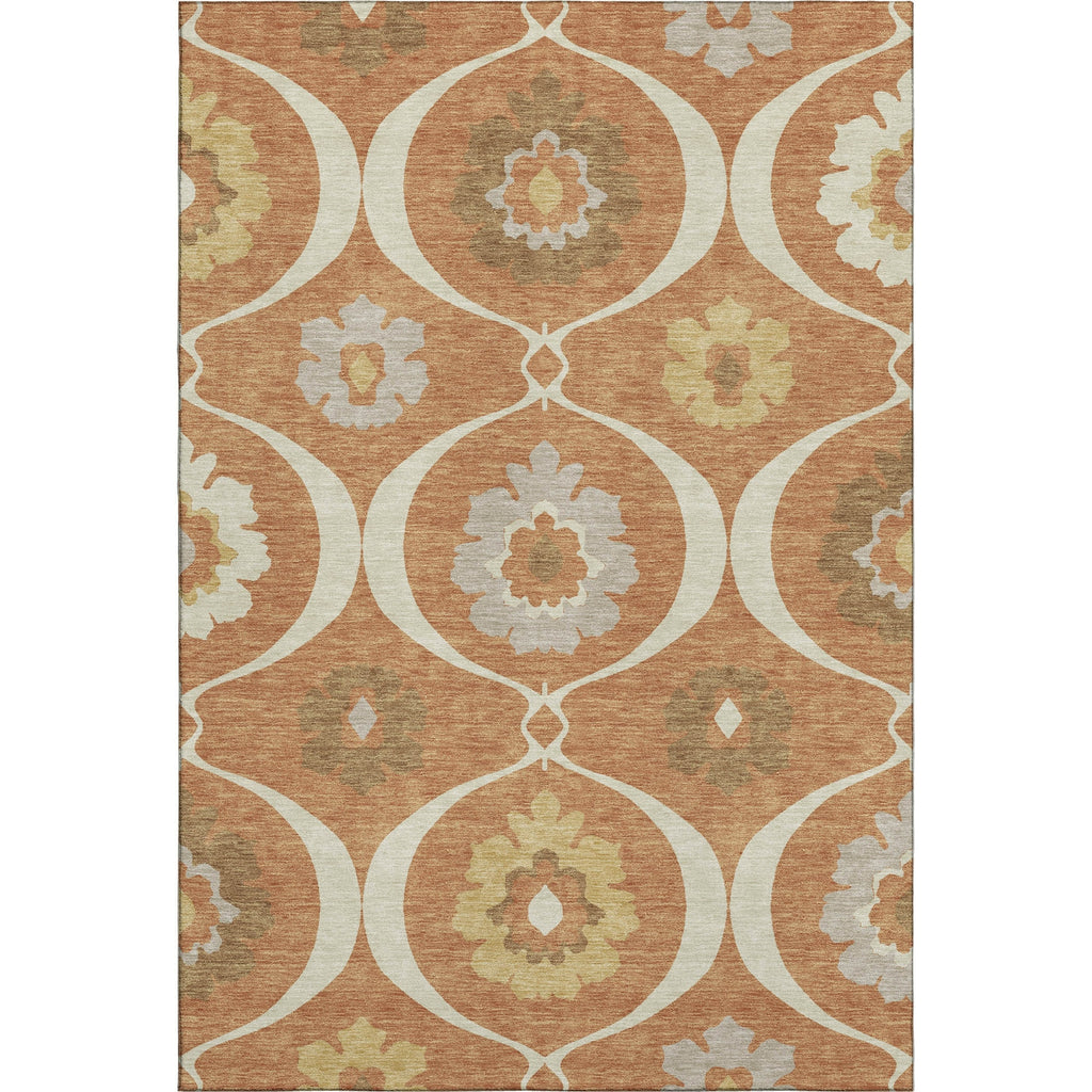 Piper Looms Mayfield Medallions AMF858 Paprika Machine Washable Area Rug main image