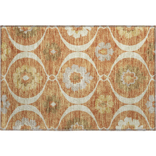 Piper Looms Mayfield Medallions AMF858 Paprika Machine Washable Area Rug Scatter Main Image