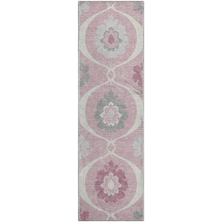 Piper Looms Mayfield Medallions AMF858 Pink Machine Washable Area Rug Runner Main Image